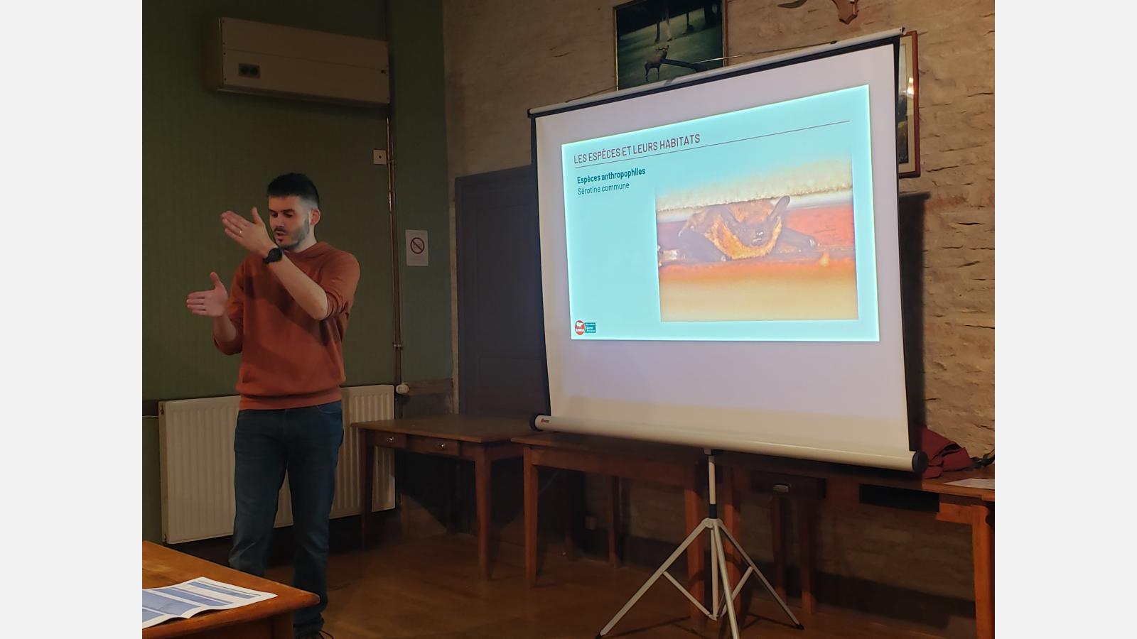 Présentation des chauves-souris par Jérémy Thomas