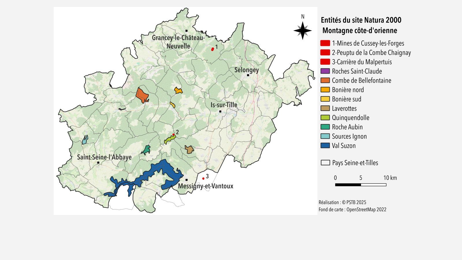 Carte de localisation du site Natura 2000