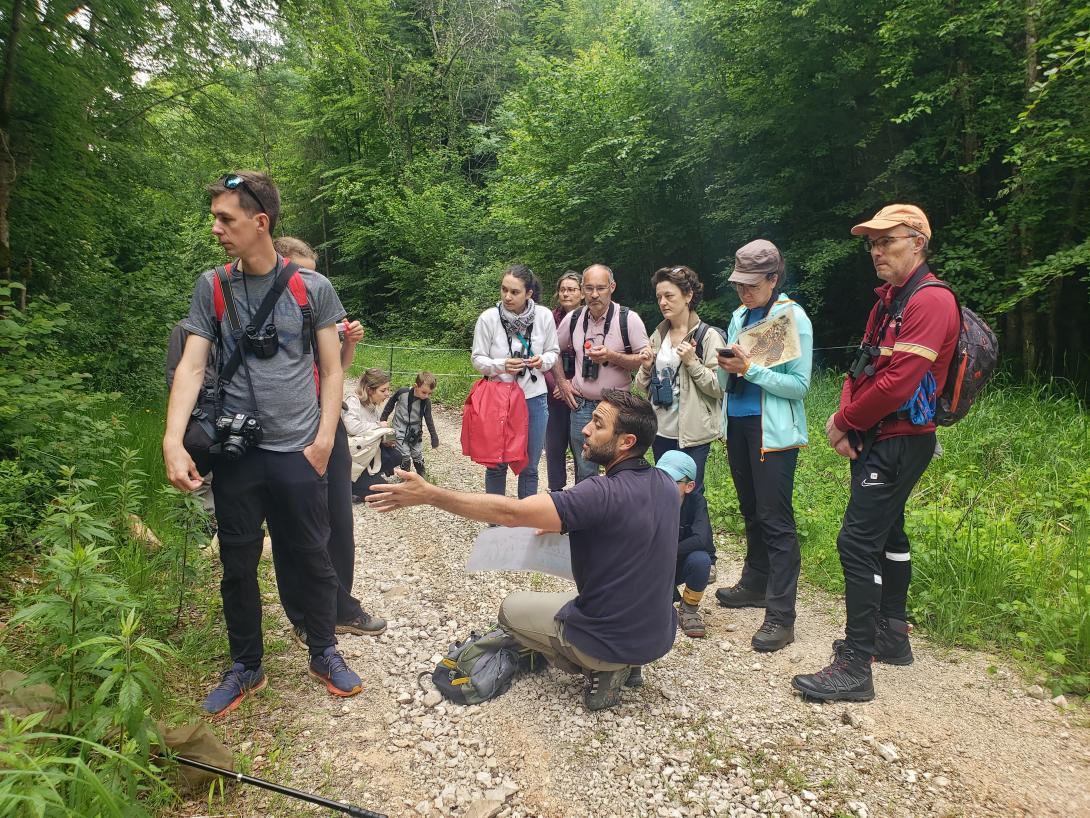 Participants à la sortie Odonates