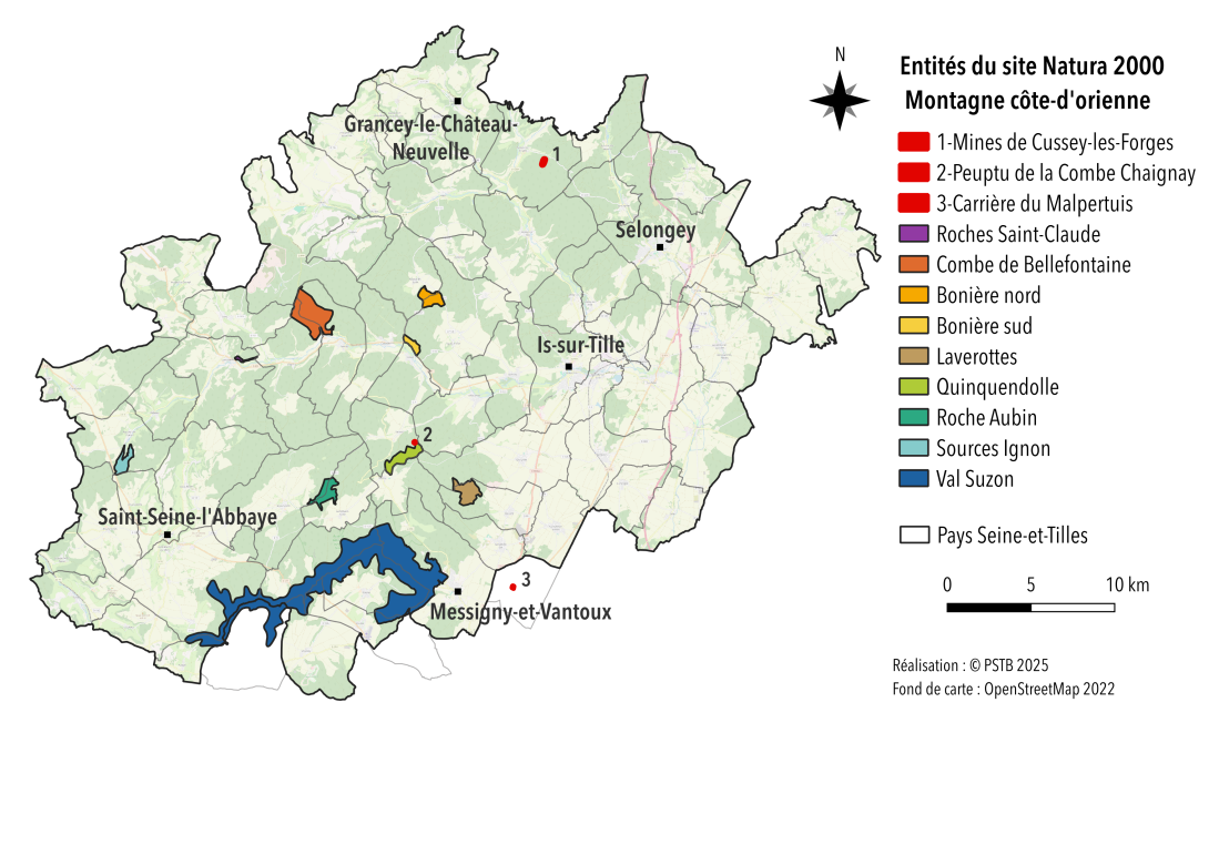 Carte de localisation du site Natura 2000